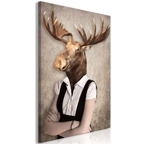 Slika - Brainy Moose (1 Part) Vertical 60x90 Cijena