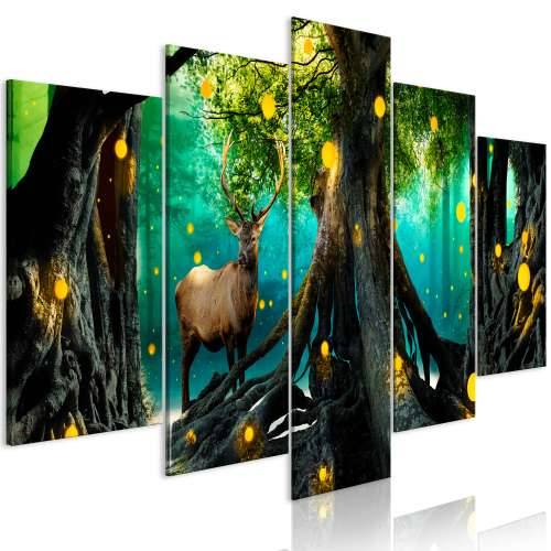 Slika - Enchanted Forest (5 Parts) Wide 100x50