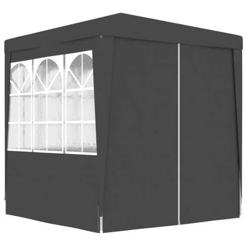 Profesionalni šator za zabave 2 x 2 m antracit 90 g/m² Cijena