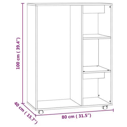 Ormar boja hrasta sonome 80 x 40 x 110  cm od iverice Cijena