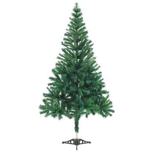 Umjetno osvijetljeno božićno drvce s kuglicama 210 cm 910 grana Cijena