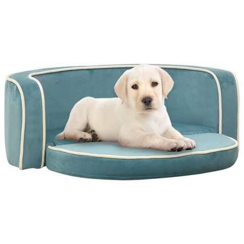 Sklopiva sofa za pse tirkizna 73x67x26 cm plišana perivi jastuk Cijena