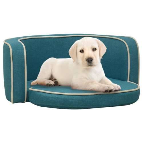 Sklopiva sofa za pse tirkizna 76x71x30 cm platno perivi jastuk Cijena