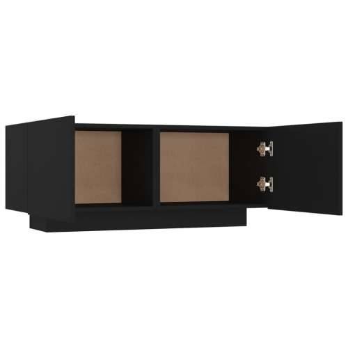 Noćni ormarić crni 100 x 35 x 40 cm od konstruiranog drva - Crna 1 Cijena