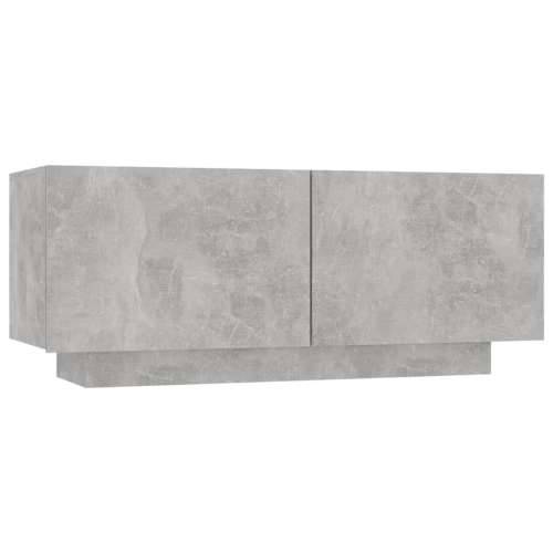 Noćni ormarić boja betona 100 x 35 x 40 cm konstruirano drvo - Beton siva 1 Cijena