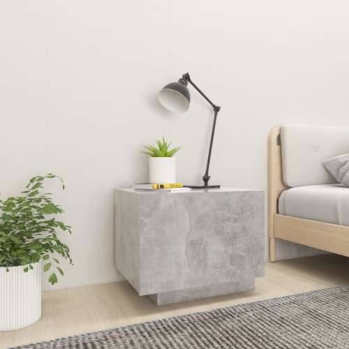 Noćni ormarić boja betona 100 x 35 x 40 cm konstruirano drvo - Beton siva 1 Cijena