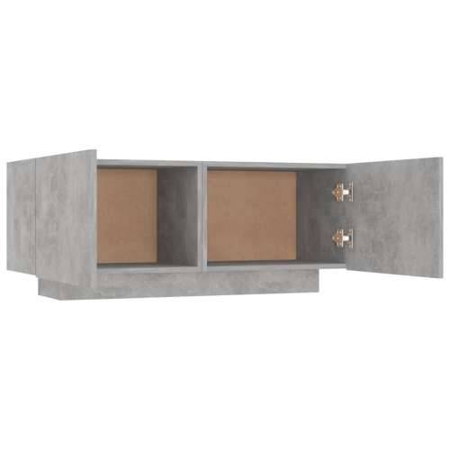 Noćni ormarić boja betona 100 x 35 x 40 cm konstruirano drvo - Beton siva 1 Cijena