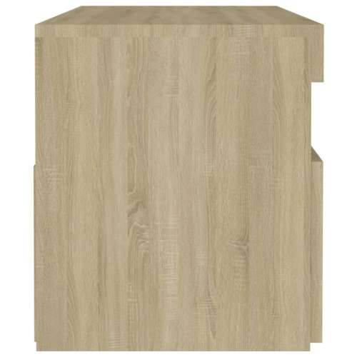 Noćni ormarić LED boja hrasta sonome 60 x 35 x 40 cm drveni - sonoma hrast 1 Cijena