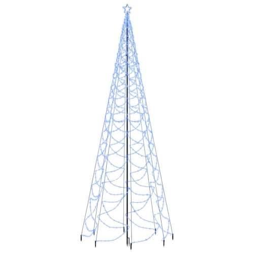 Božićno drvce s metalnim stupom 1400 LED žarulja plave 5 m Cijena