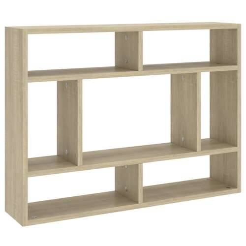 Zidna polica boja hrasta 75 x 16 x 55 cm konstruirano drvo - sonoma hrast 1 Cijena