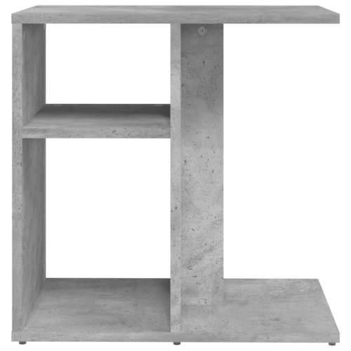 Bočni stolić boja betona 50 x 30 x 50 cm od konstruiranog drva Cijena