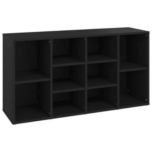 Klupa za cipele crna 103 x 30 x 54,5 cm od konstruiranog drva - Crna 1 Cijena