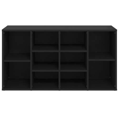 Klupa za cipele crna 103 x 30 x 54,5 cm od konstruiranog drva - Crna 1 Cijena