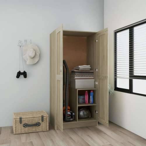 Ormar boja hrasta sonome 82,5 x 51,5 x 180 cm konstruirano drvo - sonoma hrast 1 Cijena