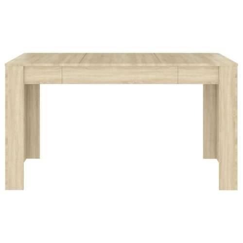 Blagovaonski stol boja hrasta sonome 140 x 74,5 x 76 cm iverica - sonoma hrast 1 Cijena
