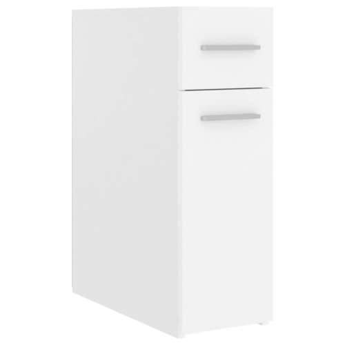 Ormarić za lijekove bijeli 20 x 45,5 x 60 cm konstruirano drvo - Bijela 1 Cijena