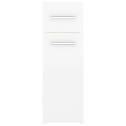 Ormarić za lijekove bijeli 20 x 45,5 x 60 cm konstruirano drvo - Bijela 1 Cijena