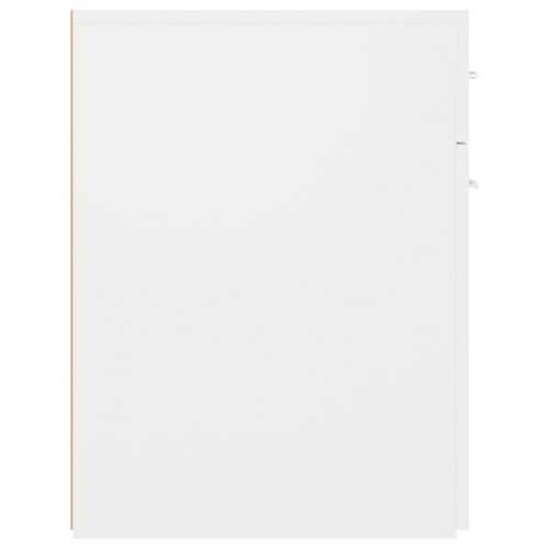 Ormarić za lijekove bijeli 20 x 45,5 x 60 cm konstruirano drvo - Bijela 1 Cijena