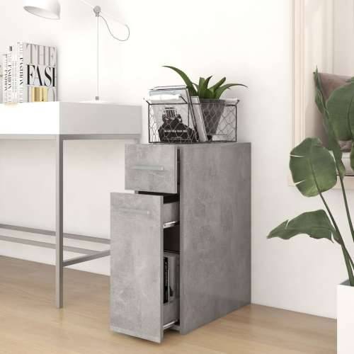 Ormarić za lijekove boja betona 20x45,5x60 cm konstruirano drvo - Beton siva 1 Cijena
