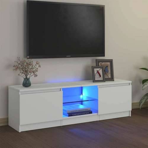 TV ormarić s LED svjetlima bijeli 120 x 30 x 36 cm - Bijela 120 x 30 x 36 cm 1 Cijena