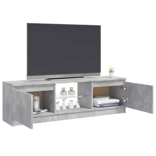 TV ormarić s LED svjetlima siva boja betona 120 x 30 x 36 cm - Beton siva 120 x 30 x 36 cm 1 Cijena