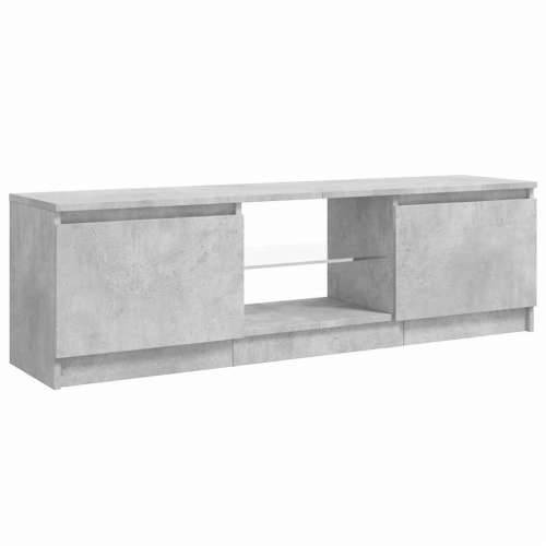 TV ormarić s LED svjetlima siva boja betona 120 x 30 x 36 cm - Beton siva 120 x 30 x 36 cm 1 Cijena