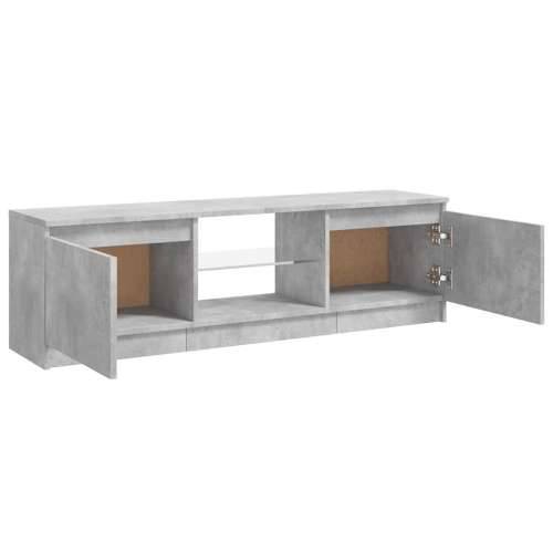 TV ormarić s LED svjetlima siva boja betona 120 x 30 x 36 cm - Beton siva 120 x 30 x 36 cm 1 Cijena