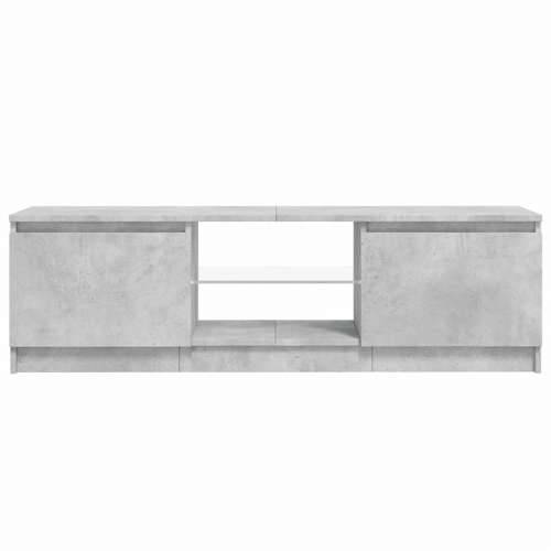 TV ormarić s LED svjetlima siva boja betona 120 x 30 x 36 cm - Beton siva 120 x 30 x 36 cm 1 Cijena