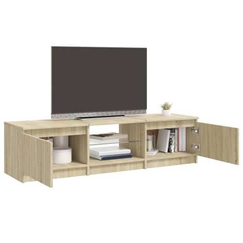 TV ormarić s LED svjetlima boja hrasta sonome 140x40x36 cm - sonoma hrast 140 x 40 x 36 cm 1 Cijena