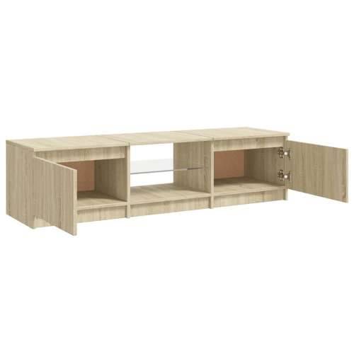 TV ormarić s LED svjetlima boja hrasta sonome 140x40x36 cm - sonoma hrast 140 x 40 x 36 cm 1 Cijena