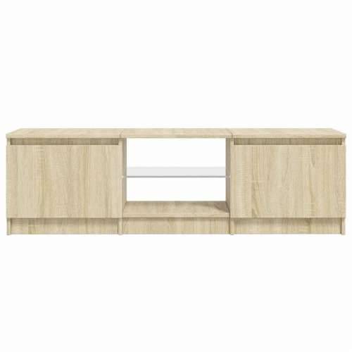 TV ormarić s LED svjetlima boja hrasta sonome 140x40x36 cm - sonoma hrast 140 x 40 x 36 cm 1 Cijena