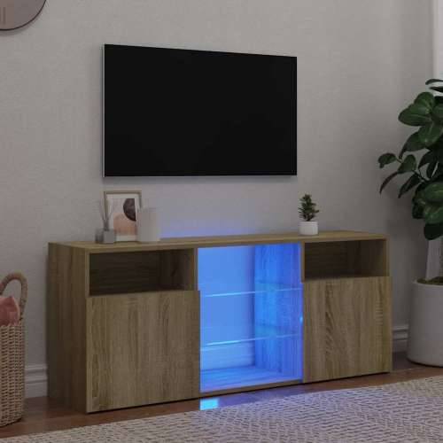 TV ormarić s LED svjetlima boja hrasta sonome 120 x 30 x 50 cm - sonoma hrast 1 Cijena