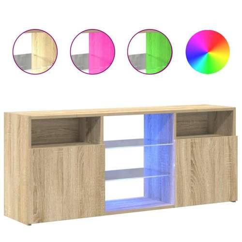 TV ormarić s LED svjetlima boja hrasta sonome 120 x 30 x 50 cm - sonoma hrast 1 Cijena