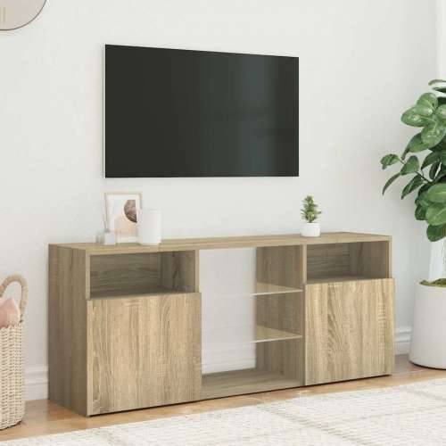 TV ormarić s LED svjetlima boja hrasta sonome 120 x 30 x 50 cm - sonoma hrast 1 Cijena