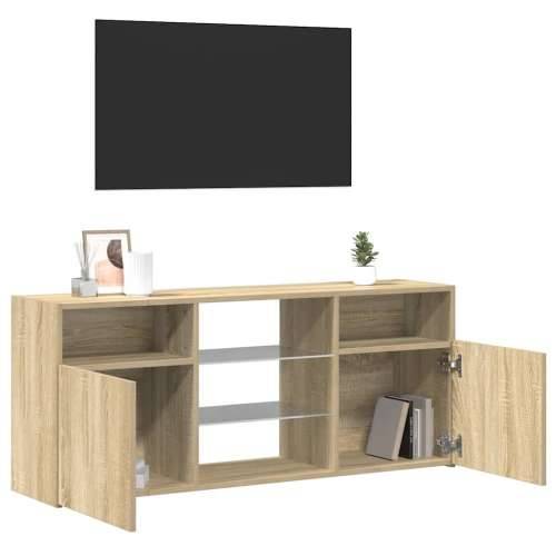 TV ormarić s LED svjetlima boja hrasta sonome 120 x 30 x 50 cm - sonoma hrast 1 Cijena