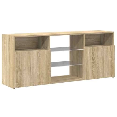 TV ormarić s LED svjetlima boja hrasta sonome 120 x 30 x 50 cm - sonoma hrast 1 Cijena
