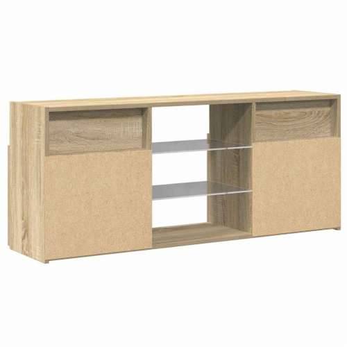 TV ormarić s LED svjetlima boja hrasta sonome 120 x 30 x 50 cm - sonoma hrast 1 Cijena