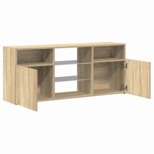 TV ormarić s LED svjetlima boja hrasta sonome 120 x 30 x 50 cm - sonoma hrast 1 Cijena