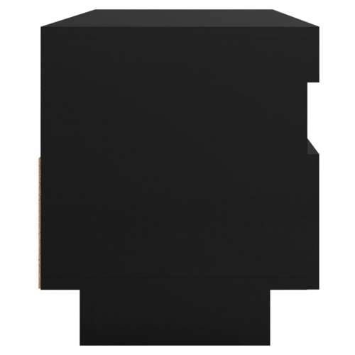 TV ormarić s LED svjetlima crni 100 x 35 x 40 cm - Crna 1 100 cm Cijena