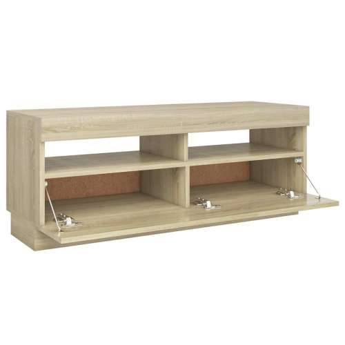 TV ormarić s LED svjetlima boja hrasta sonome 100 x 35 x 40 cm - sonoma hrast 1 100 cm Cijena