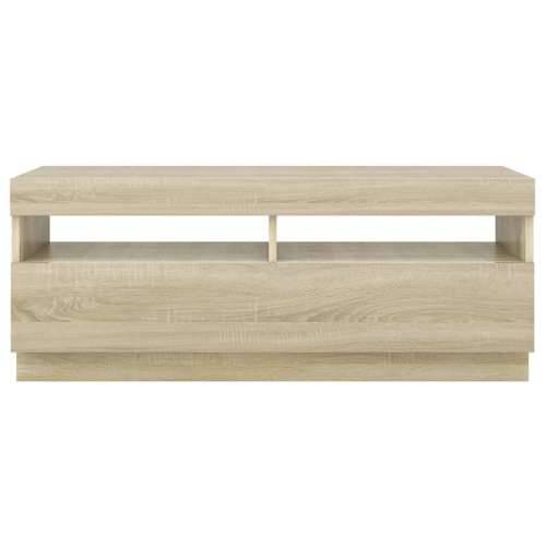 TV ormarić s LED svjetlima boja hrasta sonome 100 x 35 x 40 cm - sonoma hrast 1 100 cm Cijena