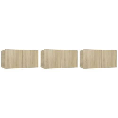 Viseći TV ormarići 3 kom boja hrasta sonome 60 x 30 x 30 cm - sonoma hrast 3 Cijena