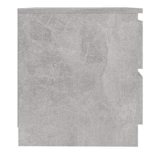 Noćni ormarić siva boja betona 50x39x43,5 cm konstruirano drvo - Beton siva 1 Cijena