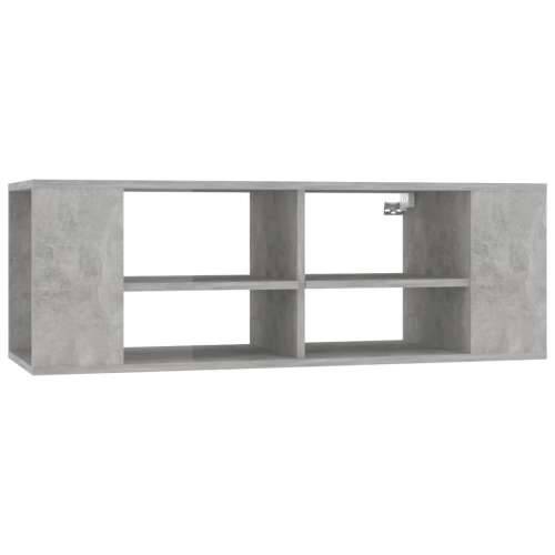Zidni TV ormarić boja betona 102 x 35 x 35 cm konstruirano drvo - Beton siva 1 Cijena