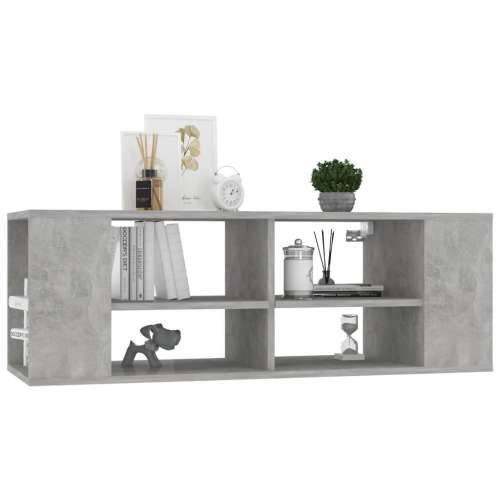 Zidni TV ormarić boja betona 102 x 35 x 35 cm konstruirano drvo - Beton siva 1 Cijena