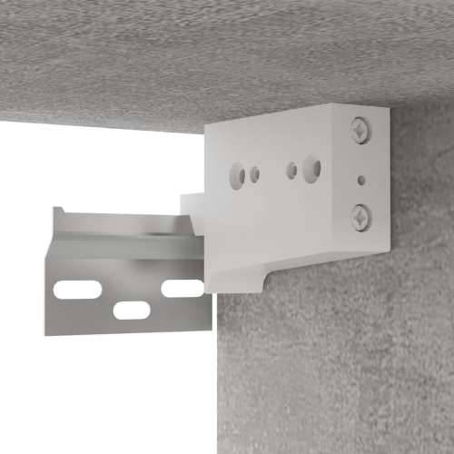 Zidni TV ormarić boja betona 102 x 35 x 35 cm konstruirano drvo - Beton siva 1 Cijena