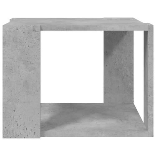 Stolić za kavu boja betona 40 x 40 x 30 cm konstruirano drvo Cijena