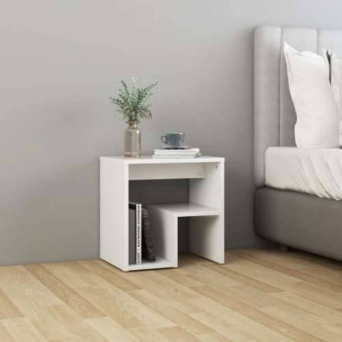 Noćni ormarići 2 kom bijeli 40 x 30 x 40 cm konstruirano drvo - Bijela 2 Cijena