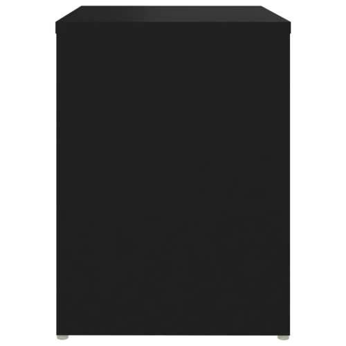 Noćni ormarići 2 kom crni 40 x 30 x 40 cm od konstruiranog drva - Crna 2 Cijena