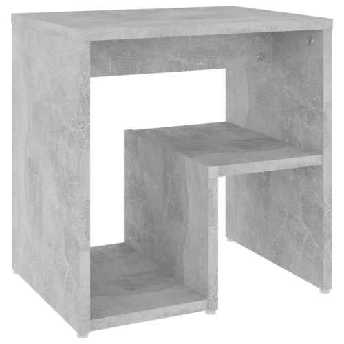 Noćni ormarić siva boja betona 40x30x40 cm konstruirano drvo - Beton siva 1 Cijena